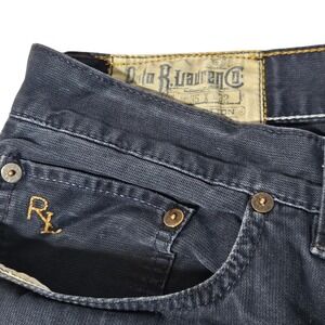 Polo Ralph Lauren Mens Jeans W35 L31 Dark Wash Straight Fit Cotton